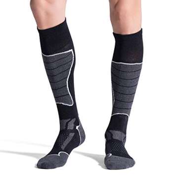 CelerSport Women's Ski Socks - Warm Thermal Performance