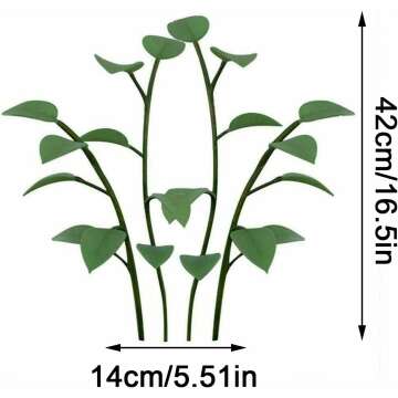 Color-Changing LED Potted Plant for Home Ambiance