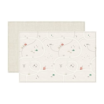 Parklon LaPure Soft Cushioned Baby Play Mat - Reversible Playmat with Road Design & Water-Resistant ...