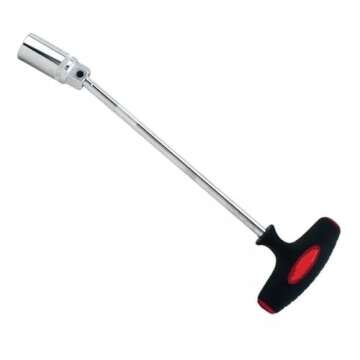 1 Pc of Flexible T-Handle 13/16-Inch Spark Plug Socket Tool