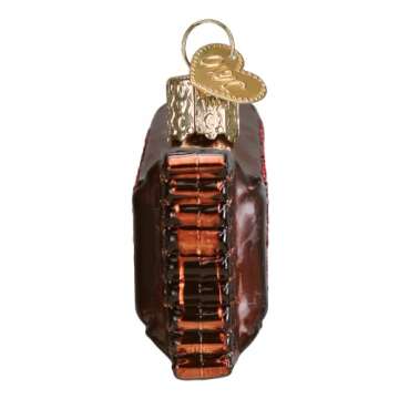 Old World Christmas Snickers Glass Blown Ornament