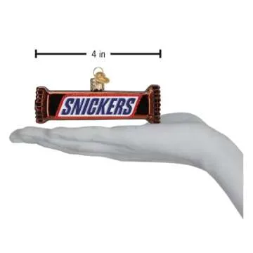 Old World Christmas Snickers Glass Blown Ornament