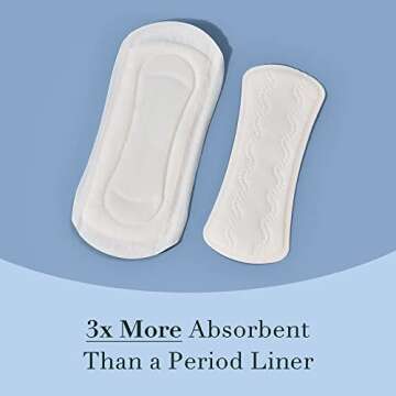 Rael Incontinence Liners, Organic Cotton, Ultimate Comfort