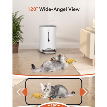 WOPET Automatic Cat Feeder App Controlled with Camera