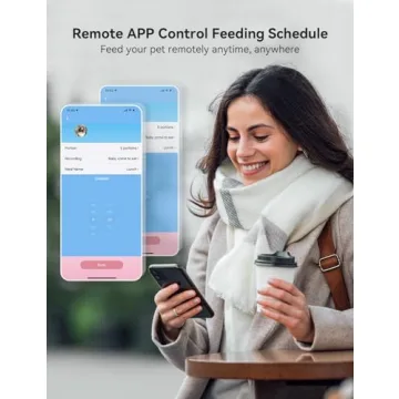 WOPET Automatic Cat Feeder App Controlled with Camera