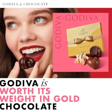 Godiva Chocolatier Chocolate Gold Gift Box 36 pc Assorted