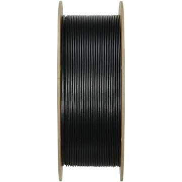 Polymaker PLA PRO Filament 1.75mm Metallic Black, Powerful PLA Filament 1.75mm 3D Printer Filament 1kg - PolyLite 1.75 PLA Filament PRO Tough & High Rigidity 3D Printing PLA Filament Metallic Black