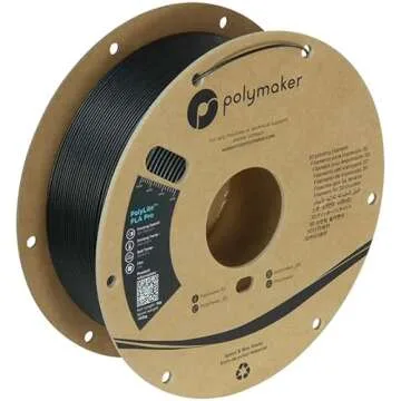Polymaker PLA PRO Filament 1.75mm Metallic Black, Powerful PLA Filament 1.75mm 3D Printer Filament 1kg - PolyLite 1.75 PLA Filament PRO Tough & High Rigidity 3D Printing PLA Filament Metallic Black