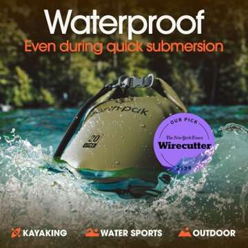 Earth Pak Waterproof Dry Bag with Phone Case for Adventure