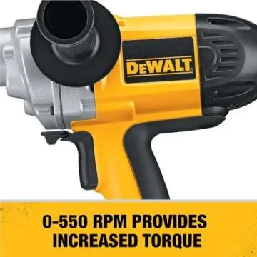 Durable Dewalt DW130V Electric Drill, 9-Amp Power