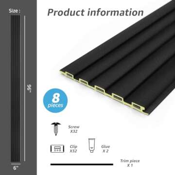 Art3d Slat Wall Panels for Stylish Home Decor