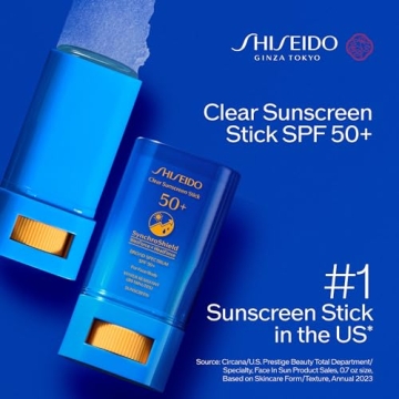 Shiseido Clear Sunscreen Stick SPF 50+ - Lightweight & Invisible