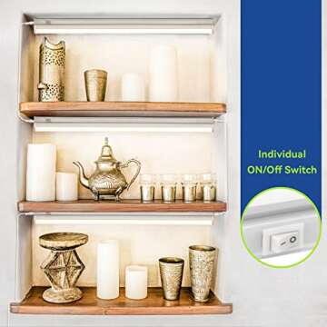 Monios-L Linkable LED Under Cabinet T5 Light Bar