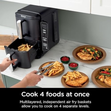 Ninja DoubleStack Air Fryer, 8 QT, Space Saving, 6-in-1 Cooking