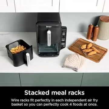 Ninja DoubleStack Air Fryer, 8 QT, Space Saving, 6-in-1 Cooking