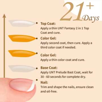 UNT Quick Dry Base Coat Nail Polish for Strong Nails