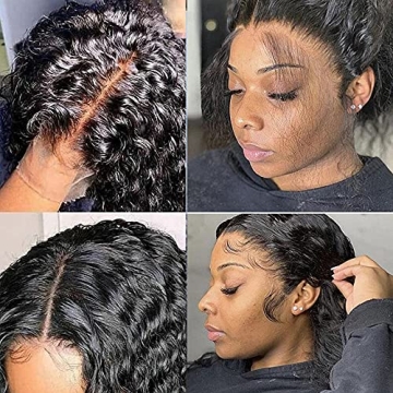 Kropan Water Wave Lace Front Wig for Natural Styles