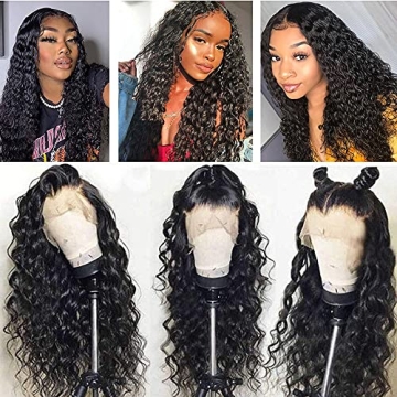 Kropan Water Wave Lace Front Wig for Natural Styles