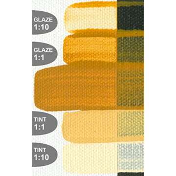 Golden Fluid Acrylic Paint 1 Ounce-Yellow Ochre