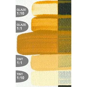 Golden Fluid Acrylic Paint 1 Ounce-Yellow Ochre
