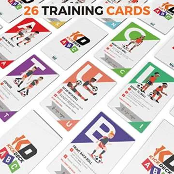 Kick Deck ABC Soccer Training Cards for Kids