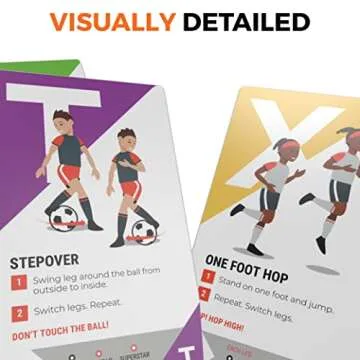 Kick Deck ABC Soccer Training Cards for Kids