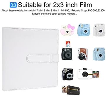 Stylish 256 Pockets Mini Photo Album for Instant Cameras