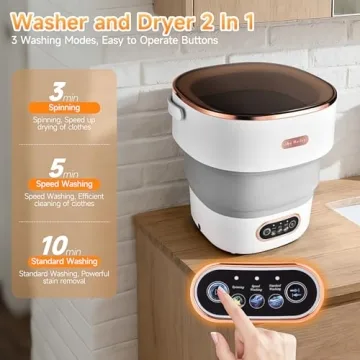 Compact Negom Mini Portable Washing Machine Ideal for Travel