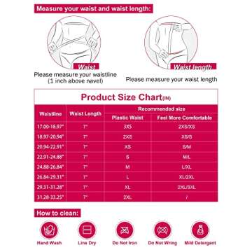 Atbuty Short Torso Waist Trainer for Slimming and Support