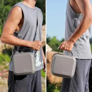 Skyreat Neo Case, Portable PU Leather Small Shoulder Bag for DJI Neo Drone and Batteries Accessories