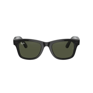 Ray-Ban Stories Smart Glasses 50mm Shiny Black Green