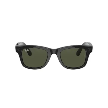 Ray-Ban Stories Smart Glasses 50mm Shiny Black Green