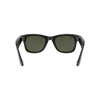 Ray-Ban Stories Smart Glasses 50mm Shiny Black Green
