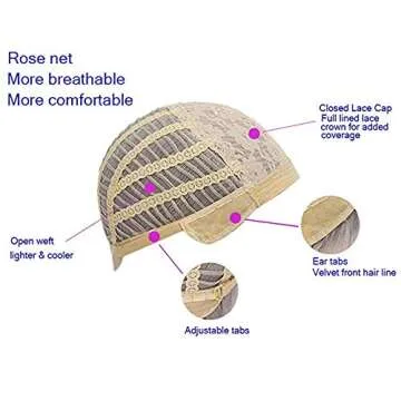 Mersi Silver Wigs for Women Costume Wig Long Braided Hair Wigs for Party Halloween (Silver) S039S