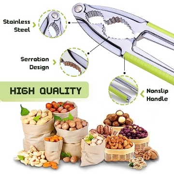 Heavy Duty Nut Cracker for All Nuts and Seafood Tools