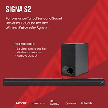 Polk Audio Signa S2 Sound Bar & Subwoofer