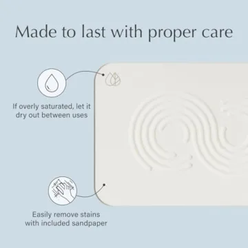 Dorai Bath Stone Mat | Quick-Dry Diatomaceous Earth Mat