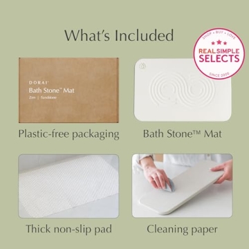 Dorai Bath Stone Mat | Quick-Dry Diatomaceous Earth Mat