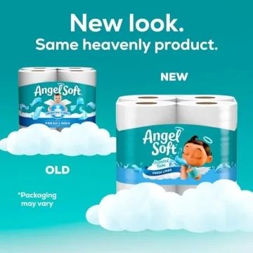 Angel Soft Toilet Paper Fresh Linen Scent Mega Roll Soft Strong