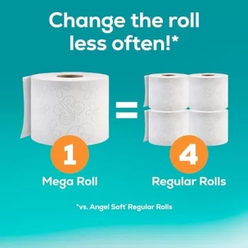Angel Soft Toilet Paper Fresh Linen Scent Mega Roll Soft Strong