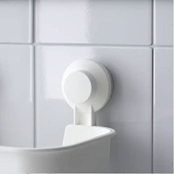 Ikea Tisken Basket with Suction Cup for Easy Storage