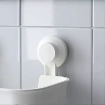 Ikea Tisken Basket with Suction Cup for Easy Storage