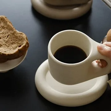 WENSHUO Chubby Funny Coffee Mug, Cute Novelty Cup