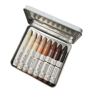 All of Us Crayons Natural Beeswax Skin Tone Crayons 8 Count