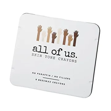 All of Us Crayons Natural Beeswax Skin Tone Crayons 8 Count
