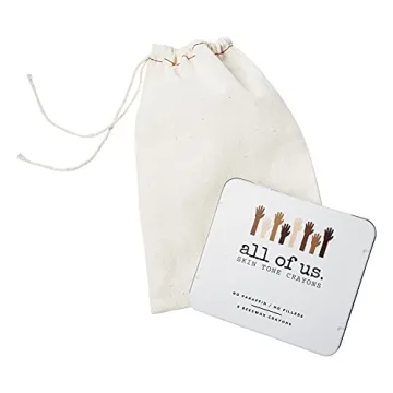 All of Us Crayons Natural Beeswax Skin Tone Crayons 8 Count