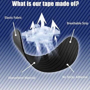 Painless Hypoallergenic Sports Tape for Comfort and Protection