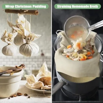 Olicity Cheese Cloths Grade 90 for Cooking and Crafts