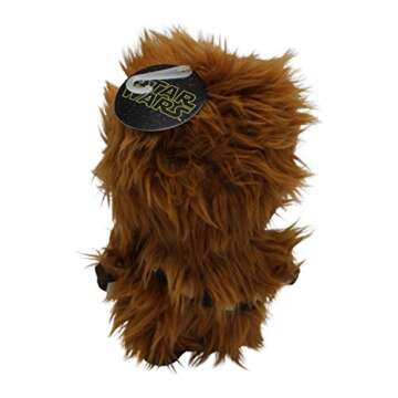 Star Wars for Pets Plush Chewbacca Figure Dog Toy | Soft Star Wars Squeaky Dog Toy | Medium | Adorab...