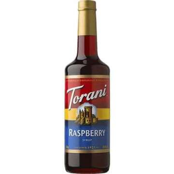 Torani Syrup - Fruit Flavors Variety Pack - Strawberry, Peach, and Raspberry - 7